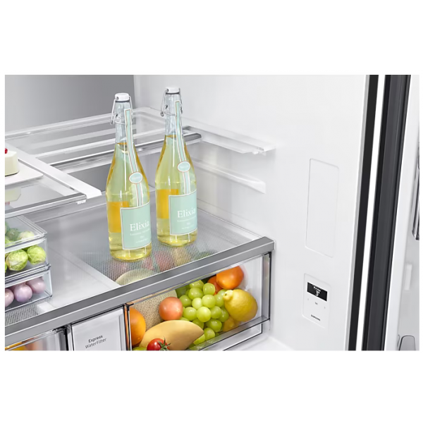 Samsung RF65DG960EB1EF Ψυγείο Ντουλάπα 4πορτο No Frost, Ενεργειακή E, 646 lt, 183*91.2*72.3 cm, Wi-Fi, Ανθρακί
