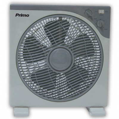 Primo PRBF-80287 Ανεμιστήρας Box Fan, Διαμέτρου 30cm, 40W, Γκρι