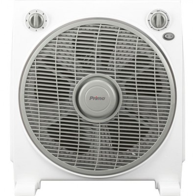 Primo PRBF-80452 Ανεμιστήρας Box Fan, Διαμέτρου 30cm, 45W, Λευκό