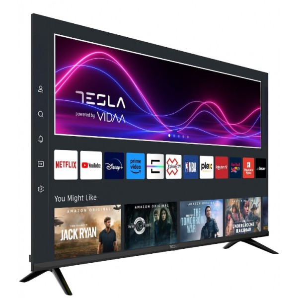 Tesla 43M325BUS Τηλεόραση Smart TV 43" 4K Ultra HD, Edge LED, Ενεργειακή F, Black