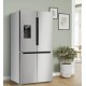 Bosch KFD96APEA Ψυγείο Ντουλάπα 4πορτο No Frost, Ενεργειακή E, 574 lt, 183*90.5*73.1 cm, Brushed steel