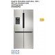 Bosch KFD96APEA Ψυγείο Ντουλάπα 4πορτο No Frost, Ενεργειακή E, 574 lt, 183*90.5*73.1 cm, Brushed steel