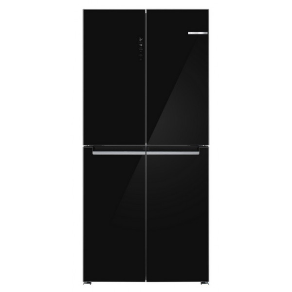 Bosch KMC85LBEA Ψυγείο Ντουλάπα 4πορτο No Frost, Ενεργειακή E, 547 lt, 189.5*85.5*66.6 cm, Μαύρο