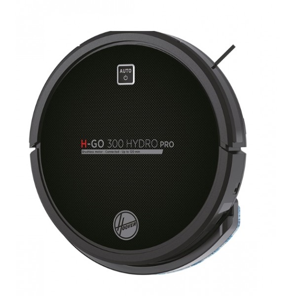Hoover HGO330HC 011 H-GO 300 Hydro Pro Σκούπα Ροποτ, Σκούπισμα & Σφουγγάρισμα, Wi-Fi, Μαύρο