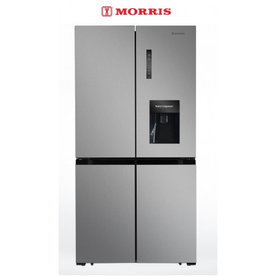 Morris T74535ECM Ψυγείο Ντουλάπα 4πορτο No Frost, Ενεργειακή E, 535 lt, 183*91.1*70.6 cm, Inox Look