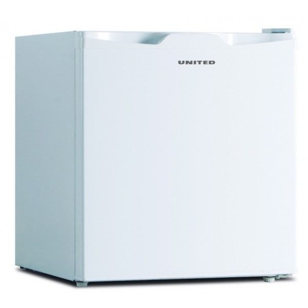 United UND-0461W Μονόπορτο Mini Bar Ψυγείο, Ενεργειακή E, 46 lt, 50.3*45.3*45.5 cm, Λευκό