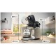 Bosch MUMS6ZS17 Κουζινομηχανή με Ανοξείδωτο Κάδο 5.5lt, Ψηφιακή Ζυγαριά, 1600W, Μαύρο