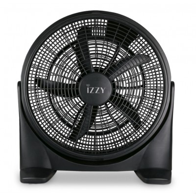 Izzy IZ-9034 224175 Ανεμιστήρας Box Fan, Διαμέτρου 50cm, 100W, Μαύρο