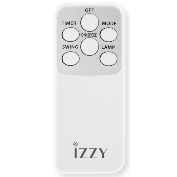 Izzy IZ-9042 224422 Ορθοστάτης Ανεμιστήρας Δαπέδου, Διαμέτρου 40cm, 70W, Λευκό