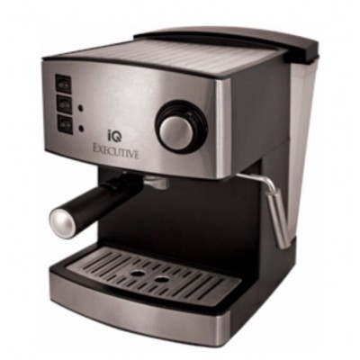 IQ CM-170 Executive, Μηχανή Espresso, Πίεσης 15bar, Δοχείο 1.2lt, 850W, Ασημί