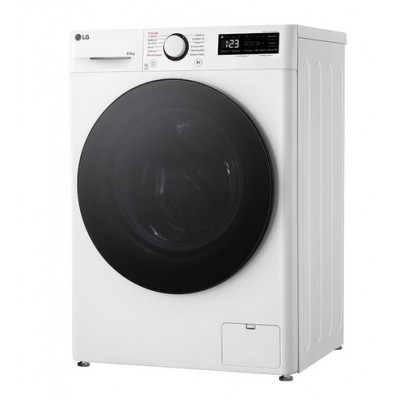 LG D2R50S8TSWB Πλυντήριο & Στεγνωτήριο Ρούχων 8kg / 5kg, Ενεργειακή A/E, 1200rpm, 12 Προγράμματα, Slim, Λευκό