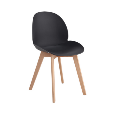 ZGR Καρέκλα Moris Black (Σετ 2 τεμ) 10.0079