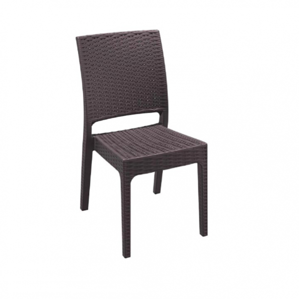 Καρεκλα - ZGR Καρέκλα Florida Brown 53.0052 Καναπέδες-Καρέκλες-Πολυθρόνες