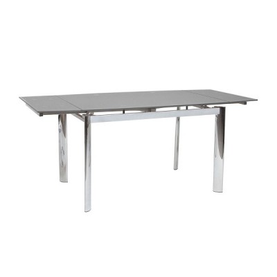 VRS Τραπέζι 100-026 Alpino 75x80x120(180) Γκρί