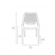 Καρεκλα - ZGR Καρέκλα Air Yellow 20.0319 Καναπέδες-Καρέκλες-Πολυθρόνες