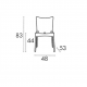 Καρεκλα - ZGR Καρέκλα Juliette Dove Grey 20.2662 Καναπέδες-Καρέκλες-Πολυθρόνες