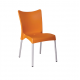 Καρεκλα - ZGR Καρέκλα Juliette Orange 20.2657 Καναπέδες-Καρέκλες-Πολυθρόνες