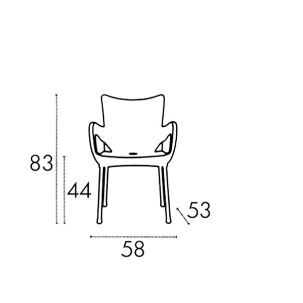 Καρεκλα - ZGR Πολυθρόνα Romeo Orange 20.2650 Καναπέδες-Καρέκλες-Πολυθρόνες