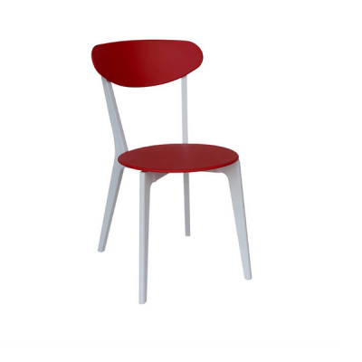 ZGR Καρέκλα Silvana Red (Σετ 4τμχ) 20.2717
