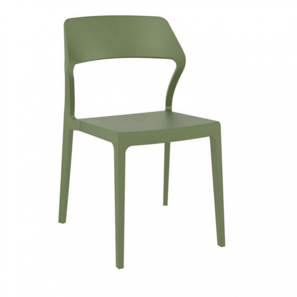 Καρεκλα - ZGR Καρέκλα Snow Olive Green 20.0153 Καναπέδες-Καρέκλες-Πολυθρόνες
