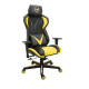 Πολυθρονα Γραφειου - ZGR A6100-Y Πολυθρόνα Gaming Μαύρο/Κίτρινο 01.0150 Καθίσματα Διευθυντικά
