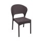 Καρεκλα - ZGR Καρέκλα Daytona Brown 53.0087 Καναπέδες-Καρέκλες-Πολυθρόνες
