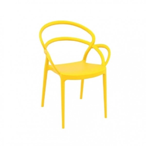 Καρεκλα - ZGR Πολυθρόνα Mila Yellow 20.0131 Καναπέδες-Καρέκλες-Πολυθρόνες