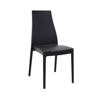 ZGR Καρέκλα Miranda (Σετ 4 τεμ) Black 20.0009