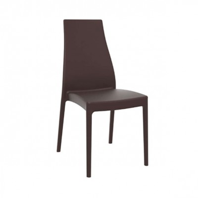 ZGR Καρέκλα Miranda (Σετ 4 τεμ) Brown 20.0011