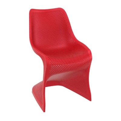 ZGR Καρέκλα Bloom Red (Σετ 4τμχ) 20.0029