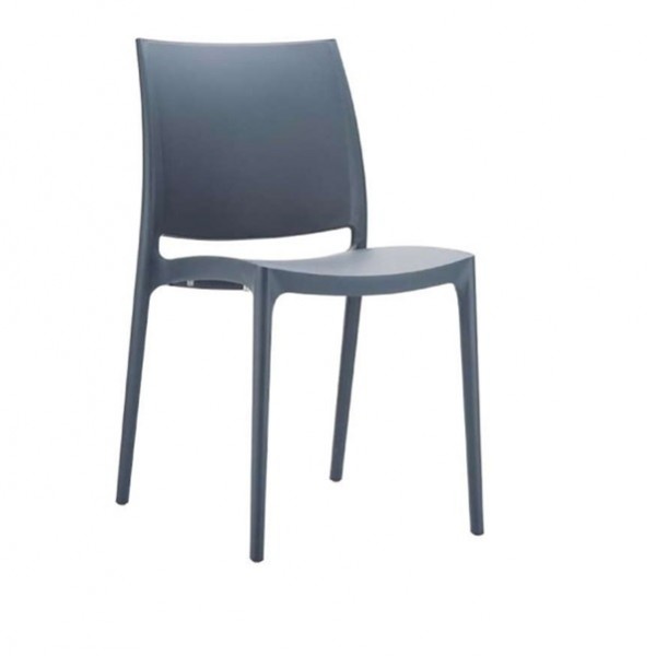 Καρεκλα - ZGR Καρέκλα Maya Dark Grey 20.0146 Καναπέδες-Καρέκλες-Πολυθρόνες