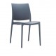 Καρεκλα - ZGR Καρέκλα Maya Dark Grey 20.0146 Καναπέδες-Καρέκλες-Πολυθρόνες
