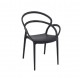 Καρεκλα - ZGR Πολυθρόνα Mila Black 20.0127 Καναπέδες-Καρέκλες-Πολυθρόνες