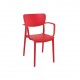 Καρεκλα - ZGR Πολυθρόνα Liza Red 20.0413 Καναπέδες-Καρέκλες-Πολυθρόνες