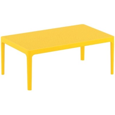 ZGR Τραπέζι Sky Χαμηλό Yellow 100Χ60Χ40εκ. 20.0279
