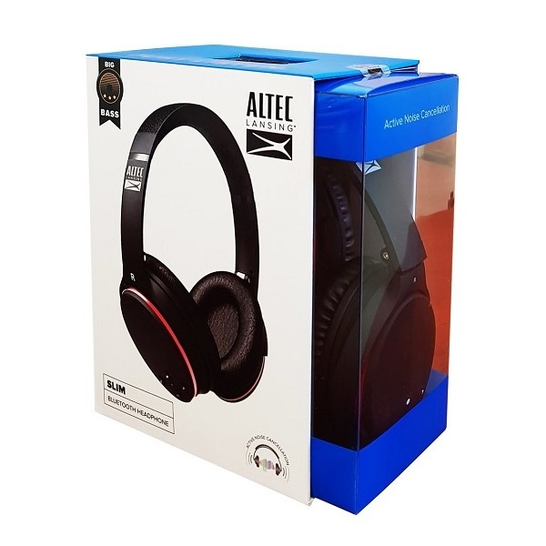 ALTEC Ακουστικά AL-CAQN01-BK Bluetooth Ακουστικά Κεφαλής
