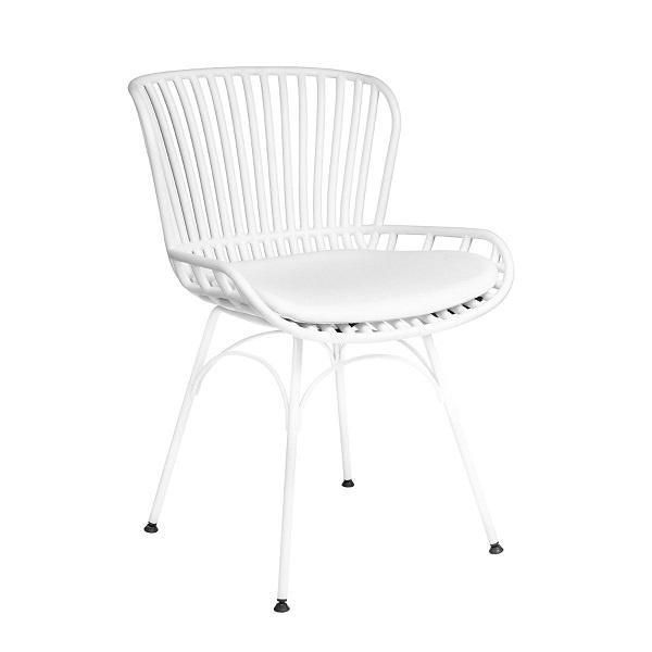 Καρεκλα - VRS Καρέκλα Mayorka Λευκό 900-220 Καναπέδες-Καρέκλες-Πολυθρόνες