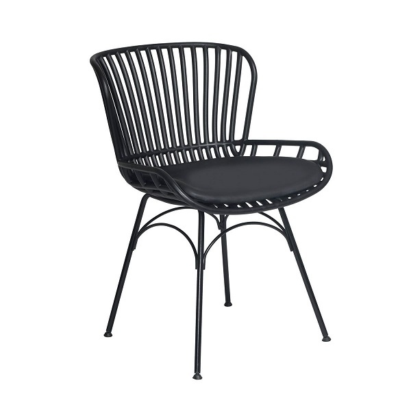 Καρεκλα - VRS Καρέκλα Mayorka Μαύρο 900-221 Καναπέδες-Καρέκλες-Πολυθρόνες