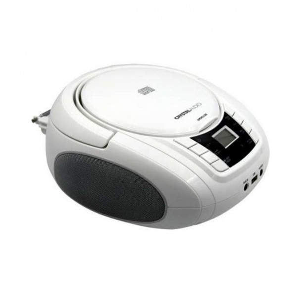 Crystal Audio BMBU2W Φορητό Ραδιο-CD/MP3/FM/USB 381251 Φορητά Ραδιο-CD