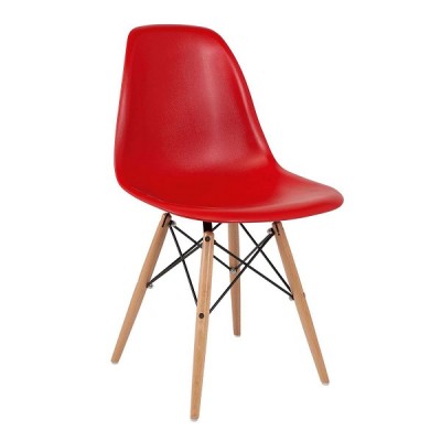 VRS Καρέκλα Anita-Wood Κόκκινο 300-132