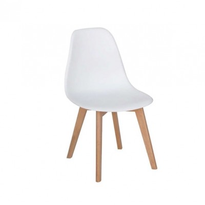 ZGR Καρέκλα Loft Plus Λευκή (Σετ 4τμχ) 10.0093