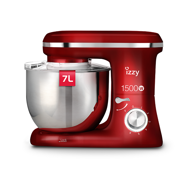 Izzy Κουζινομηχανή Spicy Red IZ-1500 Κουζινομηχανές-Πολυμίξερ