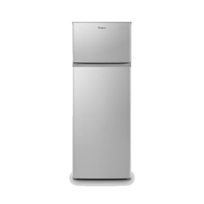 Inventor DP1590SE Δίπορτο Ψυγείο, Ενεργειακή E, 235 lt, 159*55*55 cm, Inox