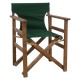 Καρεκλα - ZGR Πολυθρόνα Σκηνοθέτη Torino Καρυδί με Πράσινο Υφ. 63.0125 Καναπέδες-Καρέκλες-Πολυθρόνες