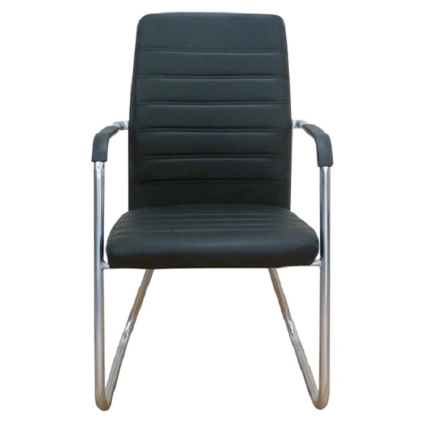 Καρεκλα Αναμονης - ZGR Καρέκλα Αναμονής Calvin Μαύρο Χρωμίου 01.0003 Καναπέδες&Καθίσματα Υποδοχής